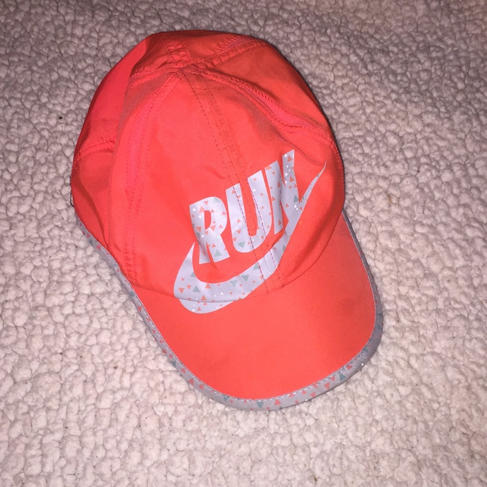 Pink Nike Run hat